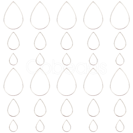 Brass Linking Rings KK-SC0001-74P-NF-1