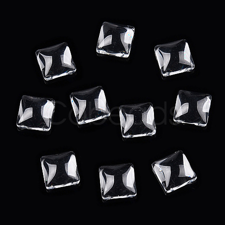 Transparent Glass Cabochons LS-GGLA-WH0034-07-1