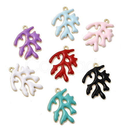 Alloy Enamel Pendants FIND-H055-05G-1