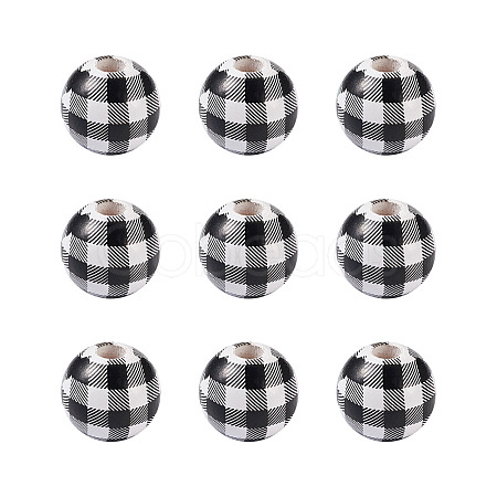 Natural Wooden Beads WOOD-TAC0010-05A-1