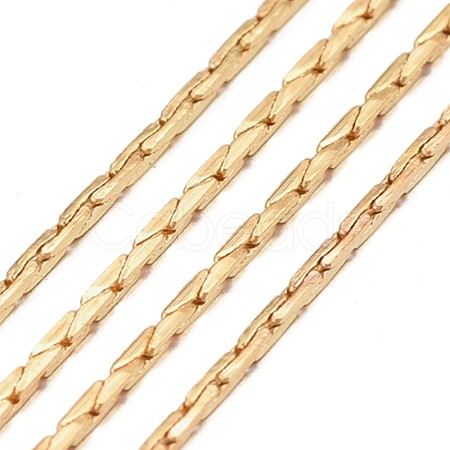 Brass Boston Link Chains X-CHC002Y-G-NR-1
