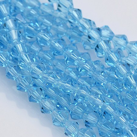 Bicone Glass Beads Strands EGLA-P016-3mm-02-1
