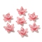 Flower Bead Cap, for DIY Jewelry Making, Crimson, 22~23x12~13mm, Hole: 1~1.4mm