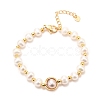 Natural Pearl Link Bracelets BJEW-D447-06G-01-2