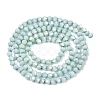 Electroplate Bicone Glass Beads Strands GL-T021-2.5x3mm-16-18-2