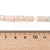 Electroplate Opaque Glass Imitation Pearl Beads Strands EGLA-H113-07C-4