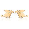 Cute Mini Flying Dragon Animal Earrings for Girls - Stainless Steel. ST7731318-1