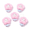 Opaque Resin Cabochons X-RESI-I037-01-1