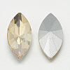 Pointed Back Glass Rhinestone Cabochons RGLA-T083-13x27mm-06-2