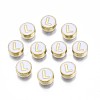 Alloy Enamel Beads ENAM-N052-006-01L-RS-1