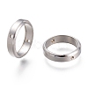 Non-Tarnish 201 Stainless Steel Bead Frames STAS-L262-05A-P-2