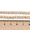 Baking Paint Electroplated Synthetic Non-magnetic Hematite Beads Strands G-H072-A01-01C-4
