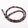 Natural Rhodonite Beads Strands G-D840-59-8mm-2