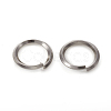 Tarnish Resistant 304 Stainless Steel Open Jump Rings STAS-G224-22P-06-3
