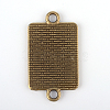 Vintage Tibetan Style Alloy Connector Cabochon Bezel Settings X-TIBE-M016-08AB-NF-3