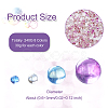 Craftdady 240G 8 Colors AB-Color Plated DIY 3D Nail Art Decoration Mini Glass Beads EGLA-CD0001-06-3