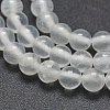 Natural Selenite Beads Strands X-G-G792-24A-3