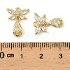 Brass Micro Pave Cubic Zirconia Pendants LS-KK-C107-18A-G-3