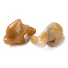 Natural Topaz Jade Carved Healing Dolphin Figurines G-B062-01D-2
