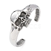 316 Surgical Stainless Steel Cuff Bangles BJEW-C142-01B-AS-4