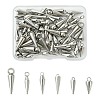 60Pcs 6 Styles 201/304 Stainless Steel Pendants STAS-CJ0002-93-1
