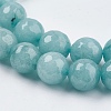 Natural White Jade Bead Strands X-G-R166-8mm-20-3