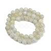 Natural Green Moonstone Beads Strands G-NH0060-A01-02-3