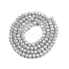 Electroplate Glass Beads Strands EGLA-A044-P3mm-A19-3