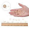 304 Stainless Steel Leverback Earring Findings STAS-G081-62G-3