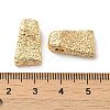 Textured Brass Beads KK-H455-05G-3