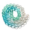 Dyed & Heated Synthetic Quartz Beads Strands G-P502-01C-01-3