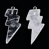 Natural Quartz Crystal Pendants G-N332-53-A22-1