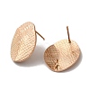 Ion Plating(IP) 304 Stainless Steel Stud Earrings Findings STAS-B041-03RG-1