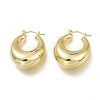 Brass Hoop Earrings LS-EJEW-H104-19G-1
