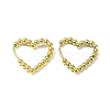Ion Plating(IP) Real 18K Gold Plated 316 Stainless Steel Hoop Earrings EJEW-L267-005G-02-1