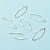 Brass Linking Rings KK-F831-016C-S-RS-1