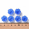 Transparent Frosted Acrylic Bead Caps MACR-S371-04A-751-4