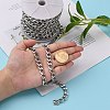 Tarnish Resistant 304 Stainless Steel Mother-Son Figaro Chains CHS-A003H-2.3NK-5