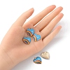 Alloy Enamel Pendant ENAM-YW0002-36E-4
