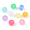 Transparent Luminous Acrylic Beads X-OACR-N137-33-3