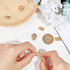 6Pcs 6 Styles Brass Box Clasps KK-NB0003-36-3
