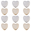 12Pcs 2 Colors Silicone Belt Earring Backs SIL-YW0001-16-1
