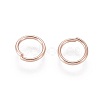 304 Stainless Steel Open Jump Rings STAS-O098-02RG-05-2