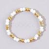 Glass Seed Beads Finger Rings for Women WO0260-11-1