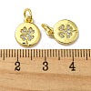 Golden Brass Pendants KK-L209-012G-02-3