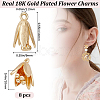 8Pcs Brass Charms KK-BBC0012-11-2