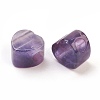 Natural Amethyst European Beads G-F580-C02-2
