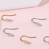20Pcs 2 Styles 304 Stainless Steel Rhinestone Earring Hooks STAS-BBC0007-16B-7