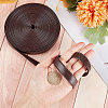 Flat PU Imitation Leather Cord LC-WH0006-05D-01-3