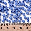 6/0 Opaque Colours Round Glass Seed Beads X-SEED-A010-4mm-43B-3